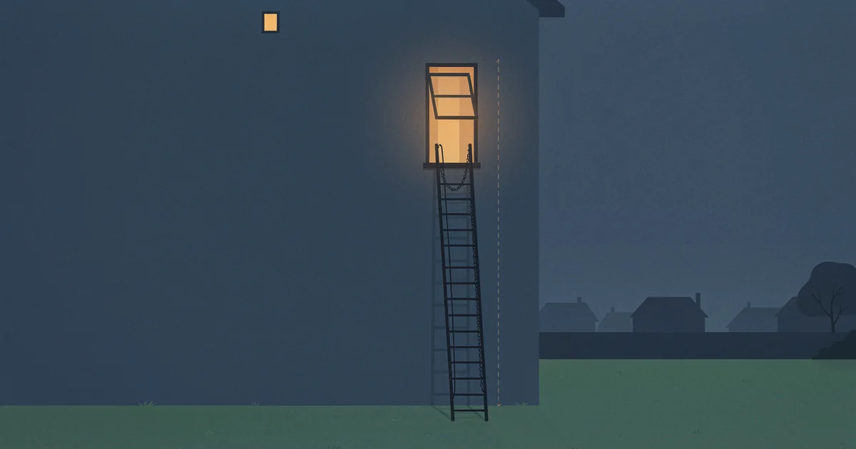 Escape Ladder Sizing Chart: Window Sill Height to Ladder Length