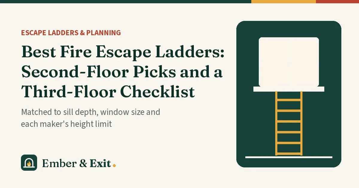 Best Fire Escape Ladders: Second-Floor Picks and a Third-Floor Checklist